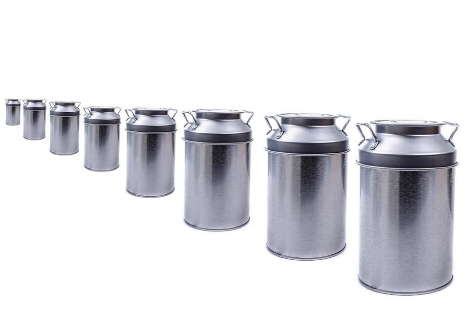 Stainless steel dry food containers
